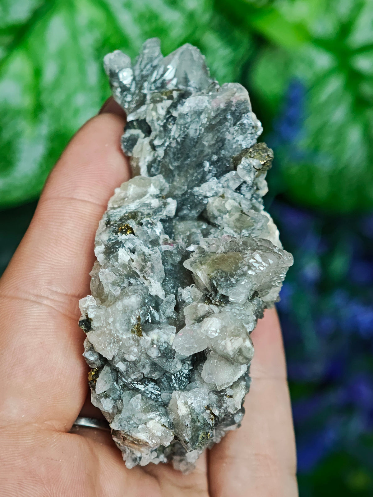 Daye Liutie Feather Calcite Specimen