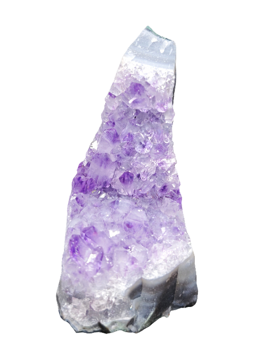 Amethyst & Blue Lace Agate Cluster 4.5"