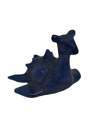 Blue Aventurine Lapras Pokemon Carving 2"