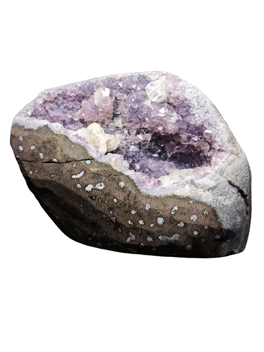 Amethyst & Calcite Cave 5.5"