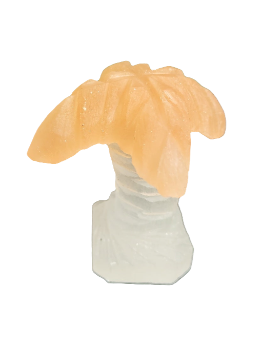 Selenite Palm Tree 2"