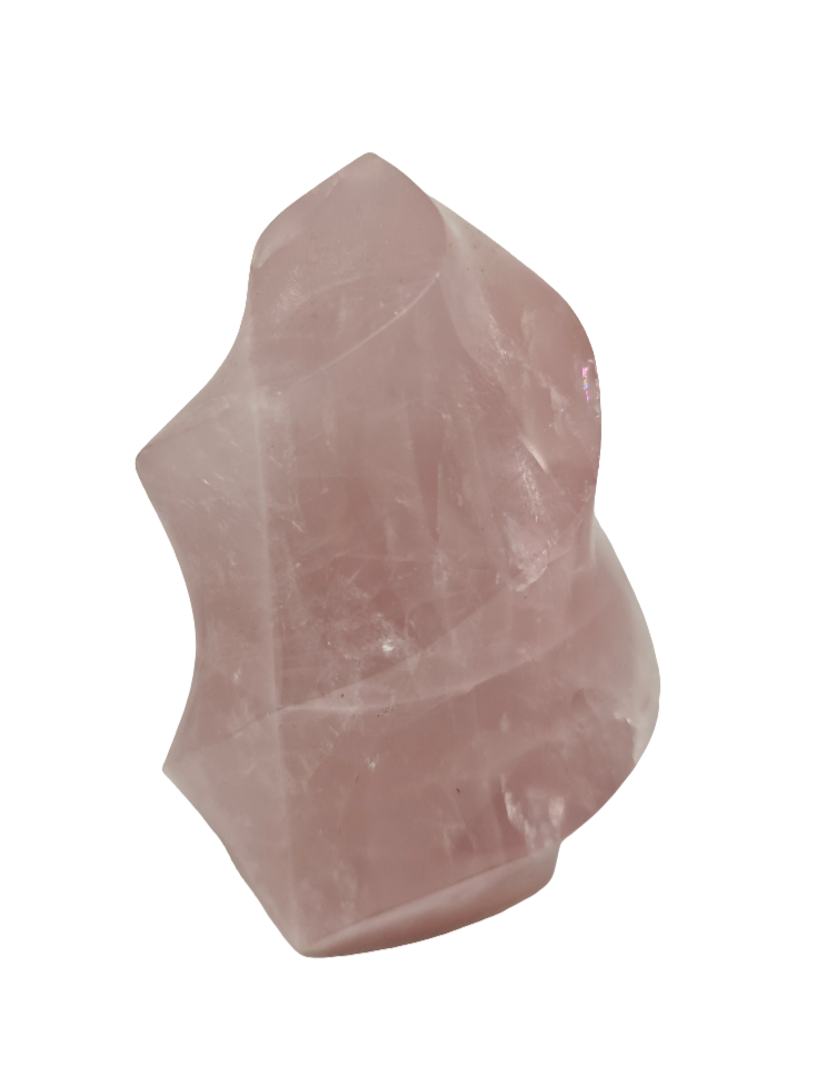 Rose Quartz Flame 5"