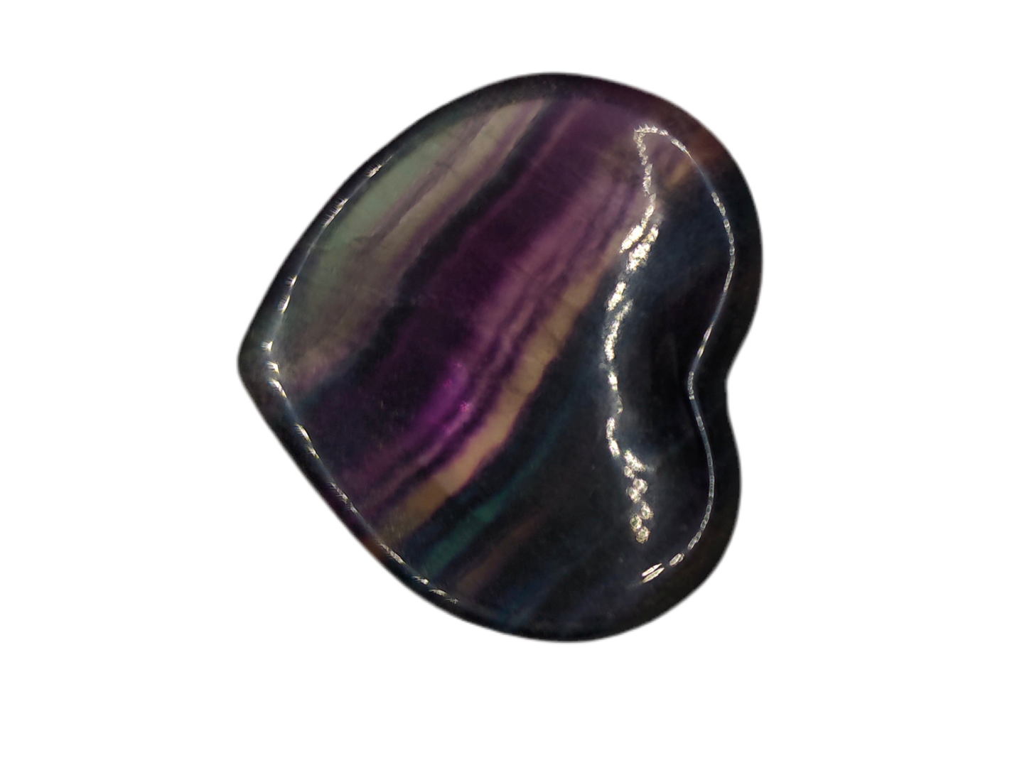 Fluorite Mini Heart 2”