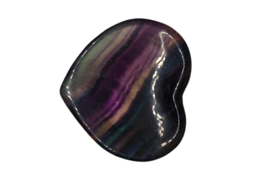 Fluorite Mini Heart 2”