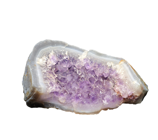 Amethyst & Blue Lace Agate Cluster 3"