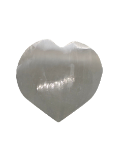 Selenite Small Puffy heart 1.5”