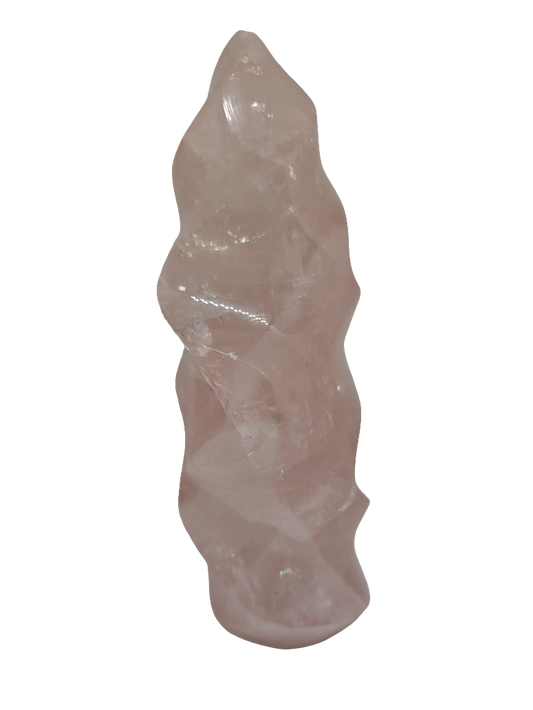 Rose Quartz Flame 8"