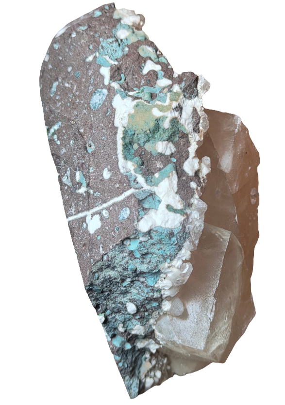 Raw Apothylite & Calcite