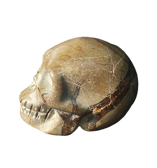Septarian Skull Carving 2”