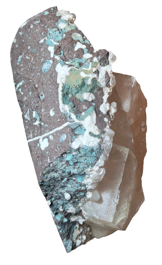 Raw Apothylite & Calcite
