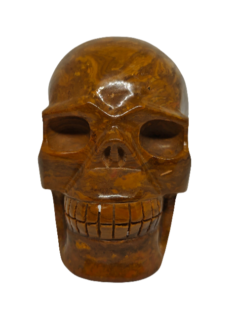 Ocean Jasper Skull 5"