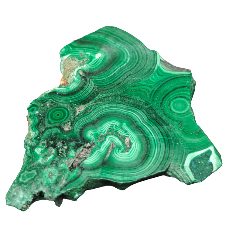 Malachite Slab 4"