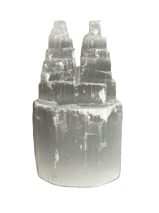 Selenite Twin Tower