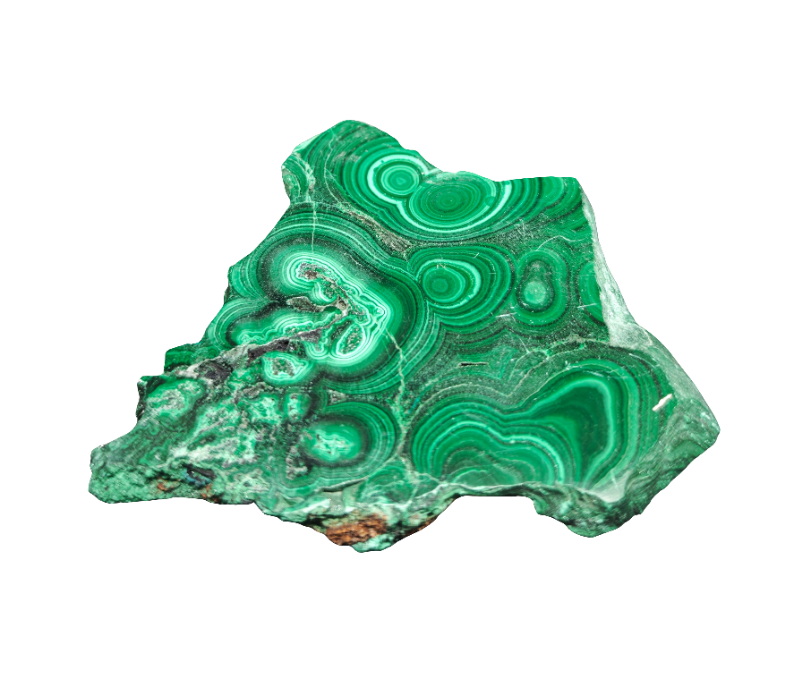Malachite Slab 4"