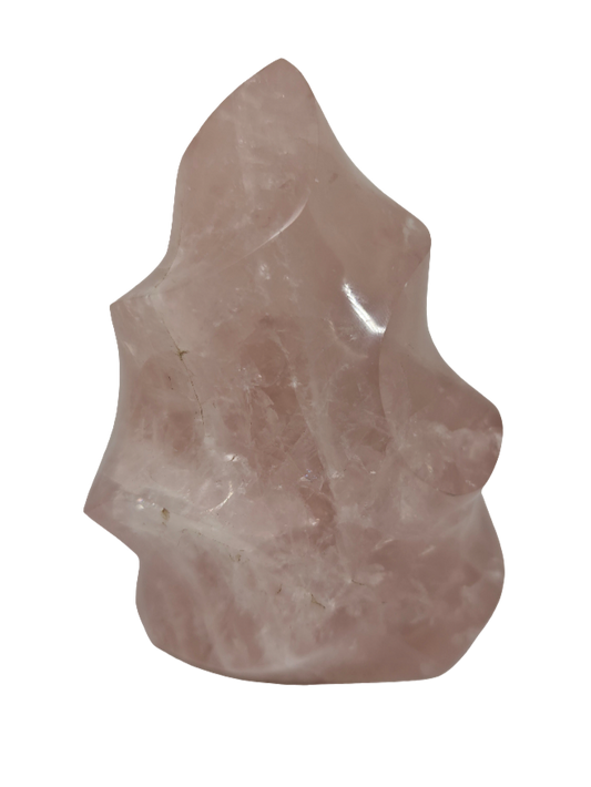 Rose Quartz Flame 5"