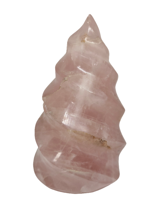 Rose Quartz Flame 6.5"