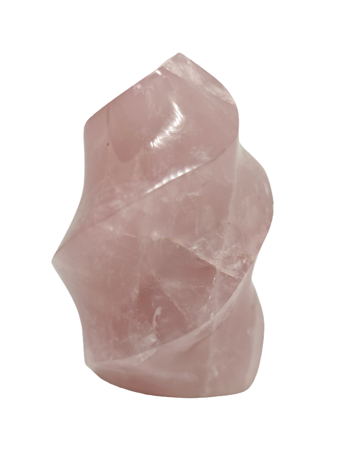 Rose Quartz Flame 5"