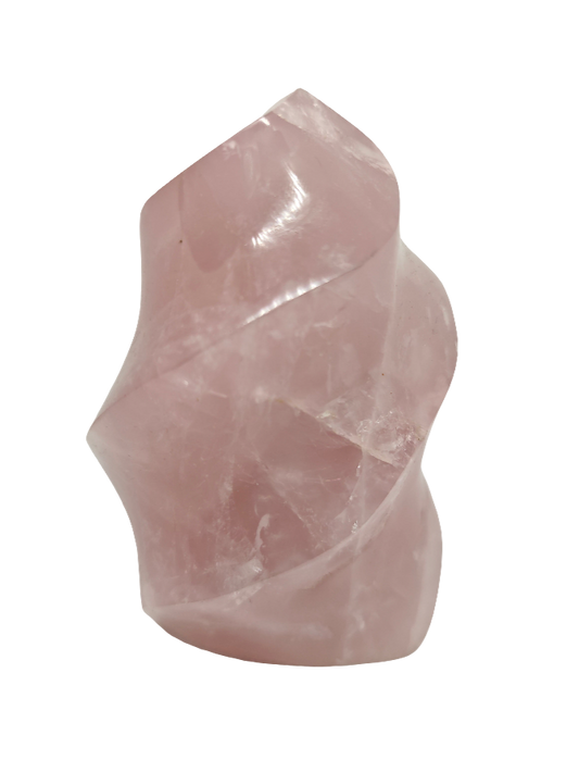 Rose Quartz Flame 5"
