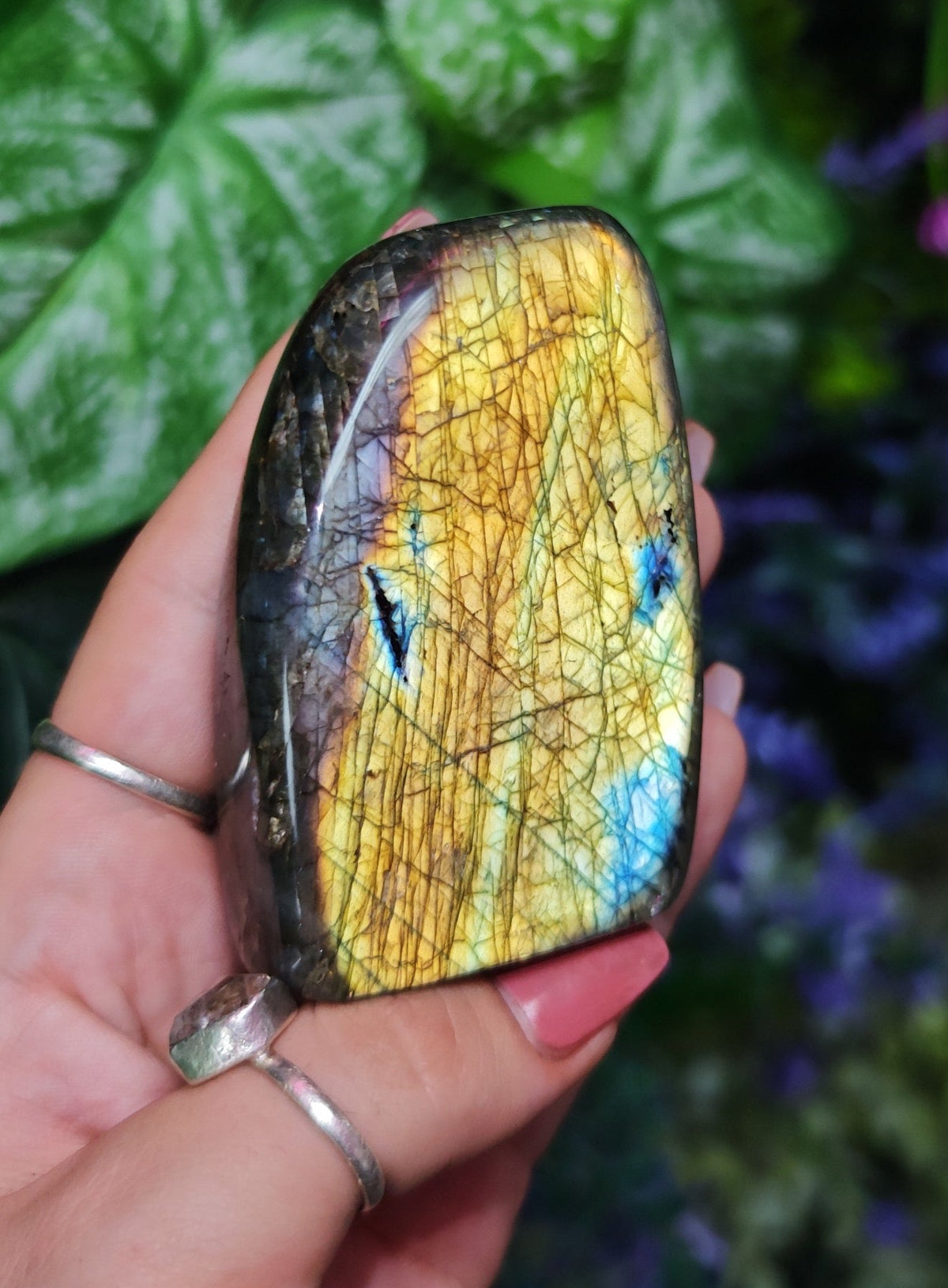 Orange Labradorite Free Form