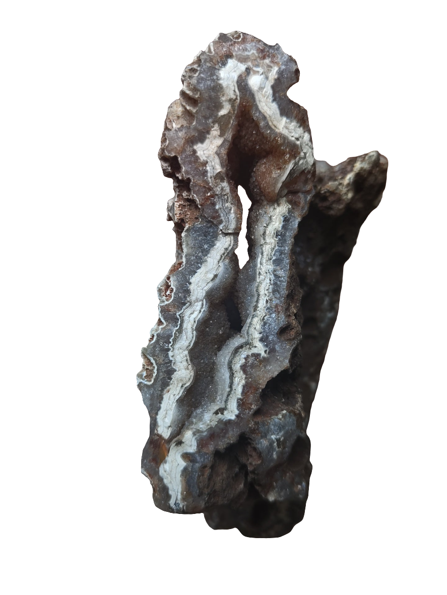 Agate Geode on Stand 6.5"