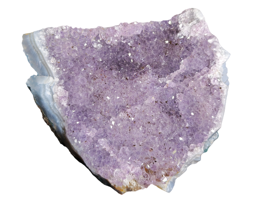 Amethyst & Blue Lace Agate Cluster 3.5"