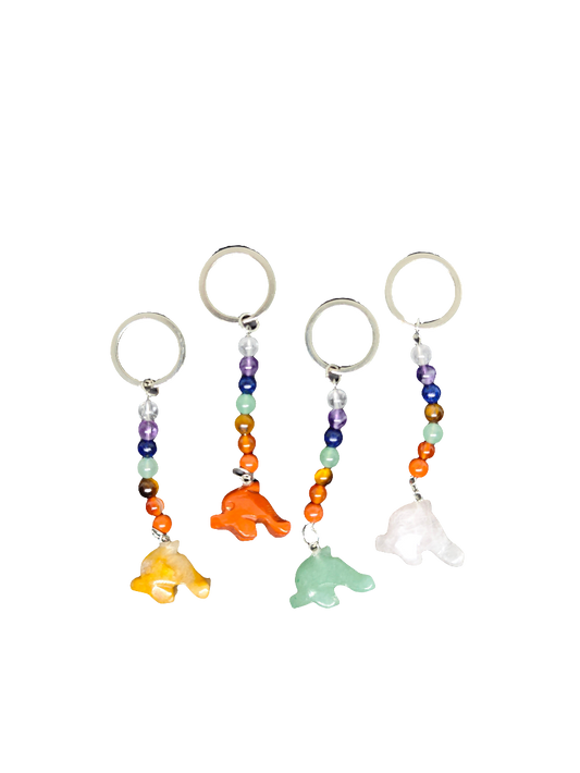 7 Chakra Dolphin Keychain