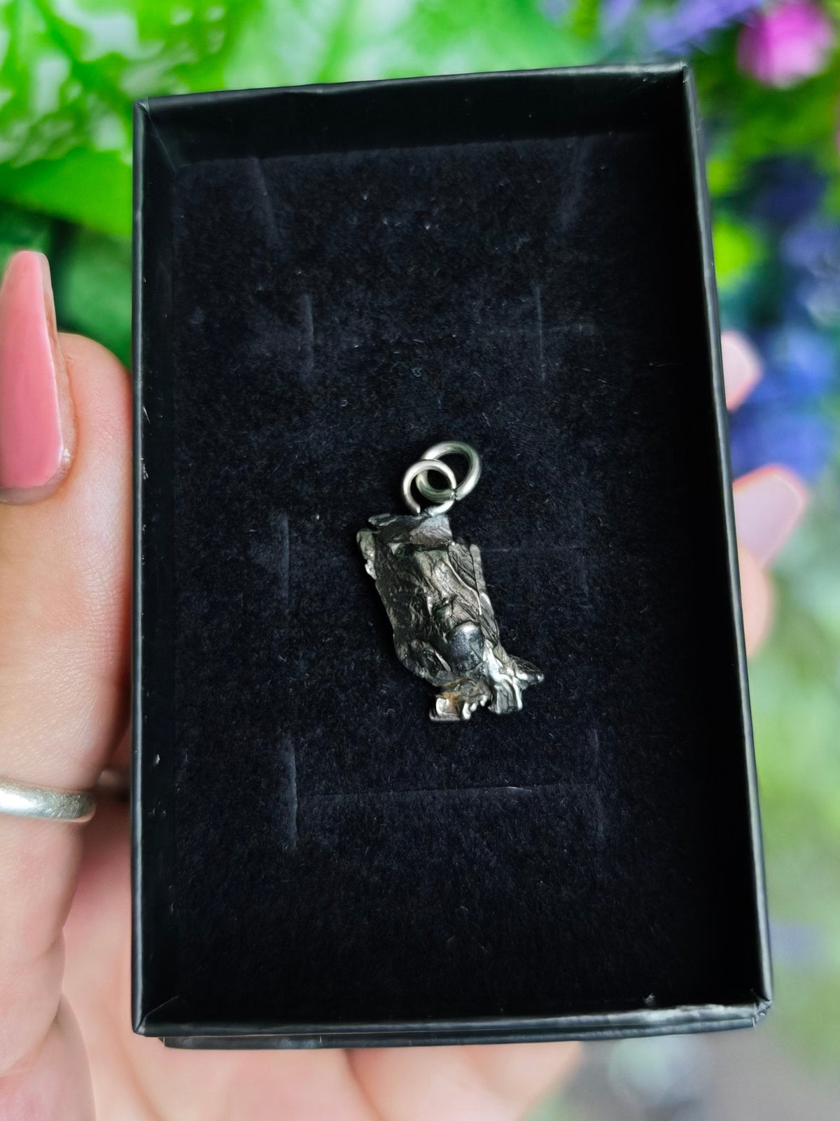 Campo Del Cielo Meteorite Sterling Silver Pendant