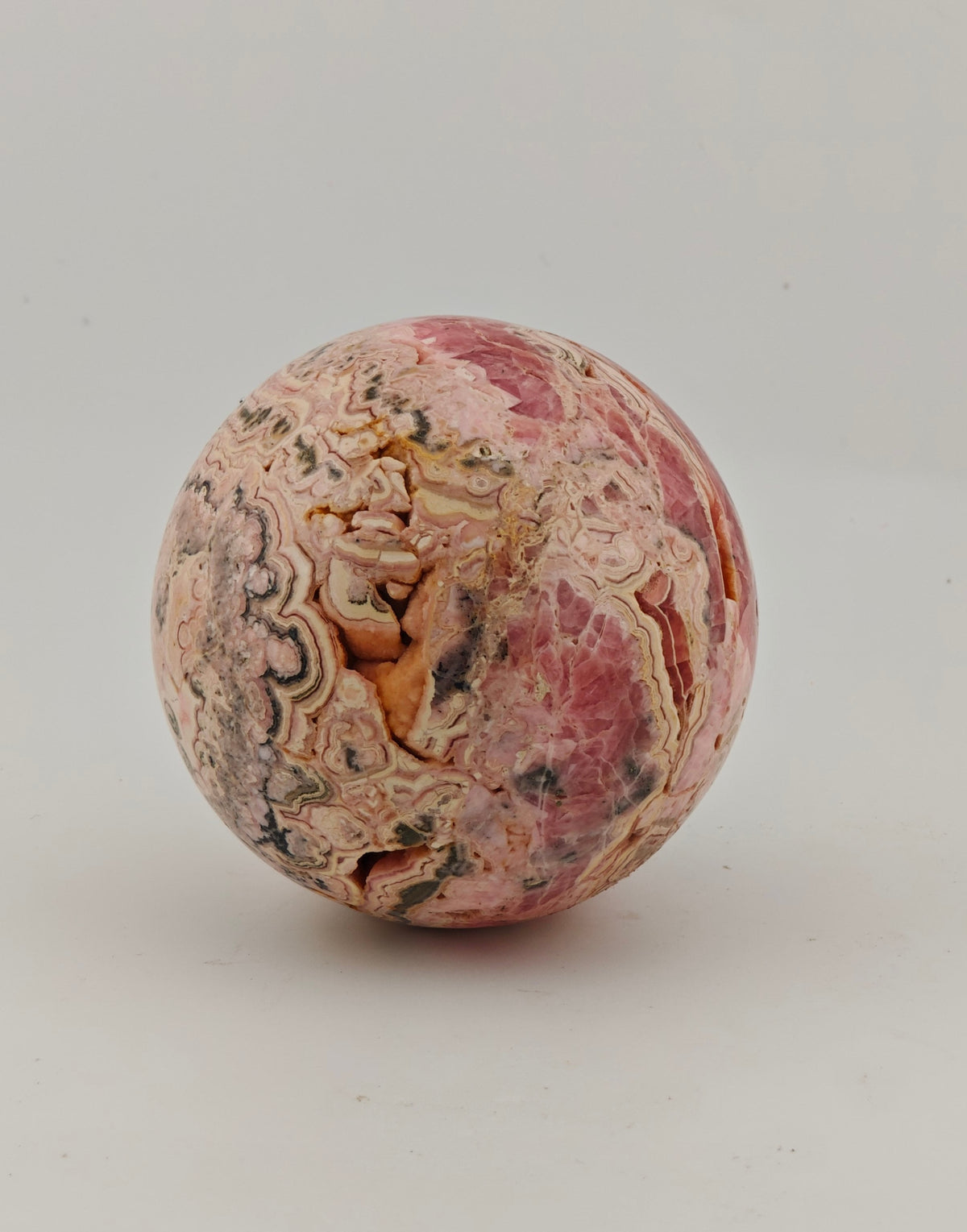 Rhodochrosite Sphere