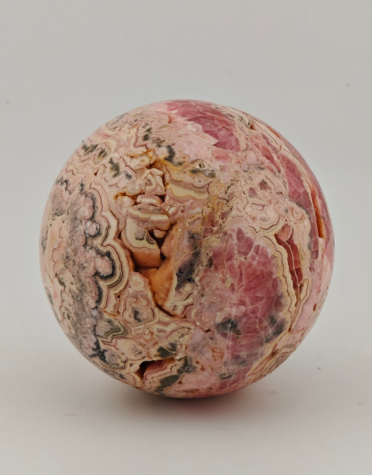 Rhodochrosite Sphere