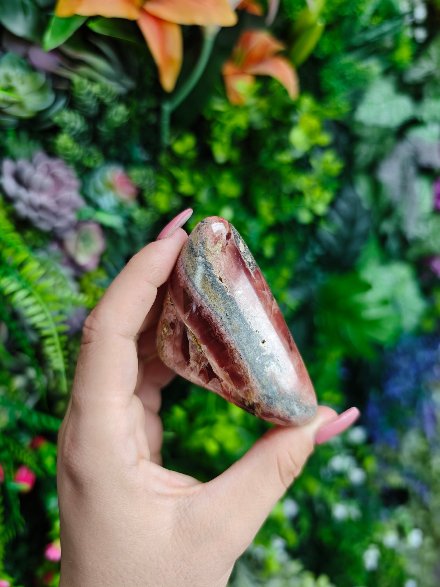 Rhodochrosite Free Form