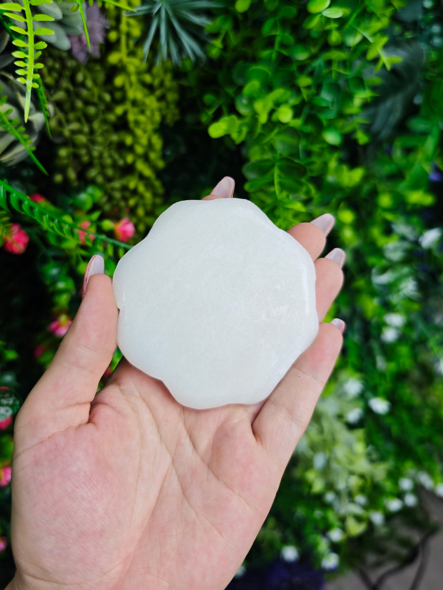Jade and Calcite Egg Carving