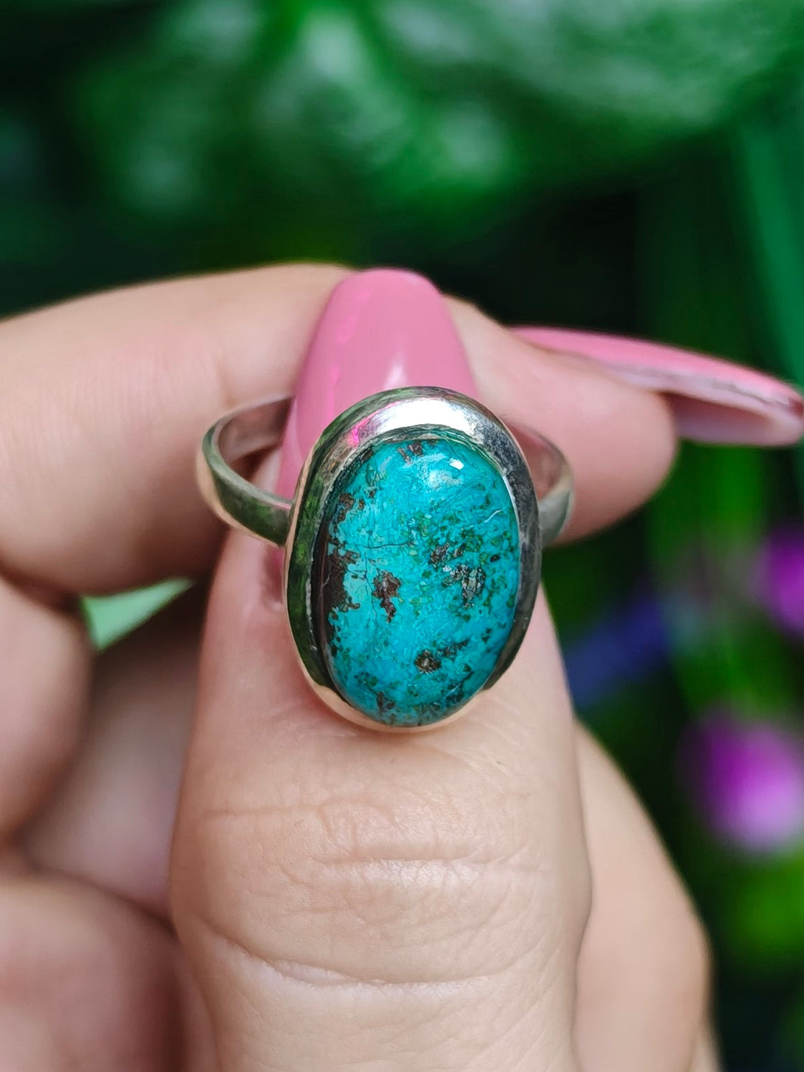 Kingsman Turquoise Ring Size 8 Sterling Silver