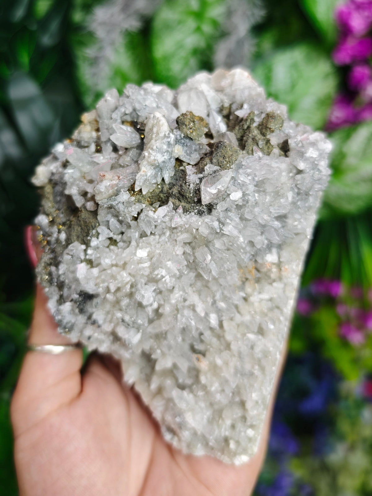 Daye Liutie Feather Calcite Specimen
