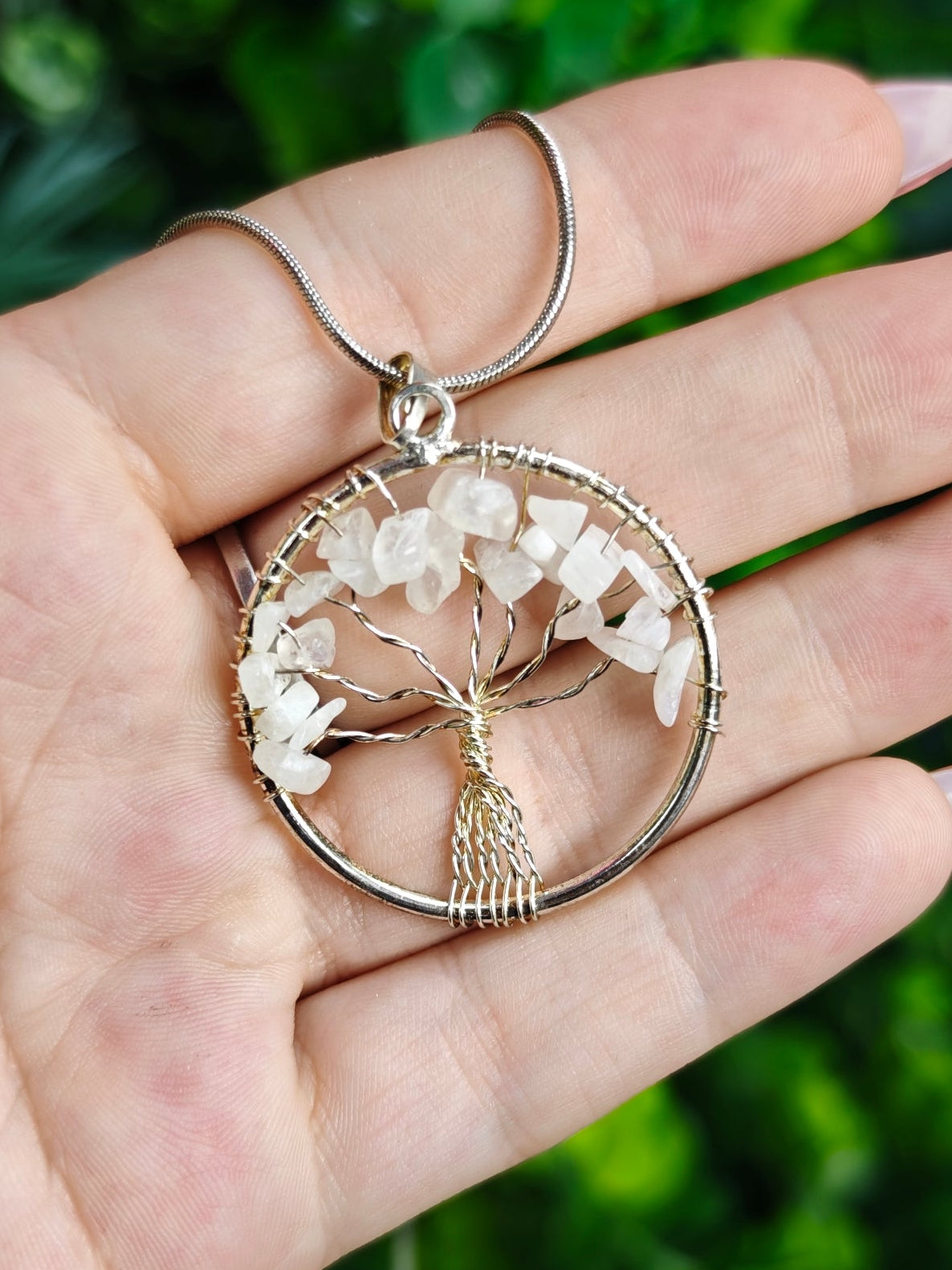 Moonstone Tree Of Life Necklace