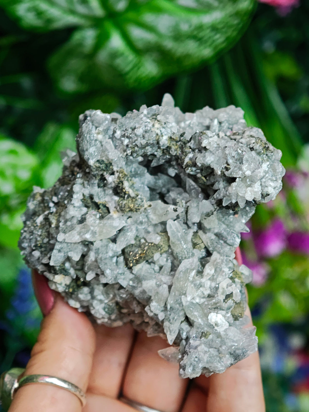 Daye Liutie Feather Calcite Specimen
