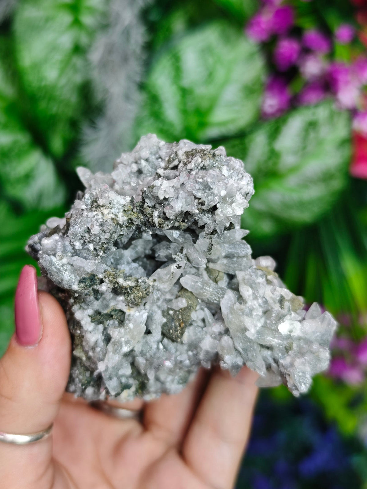 Daye Liutie Feather Calcite Specimen