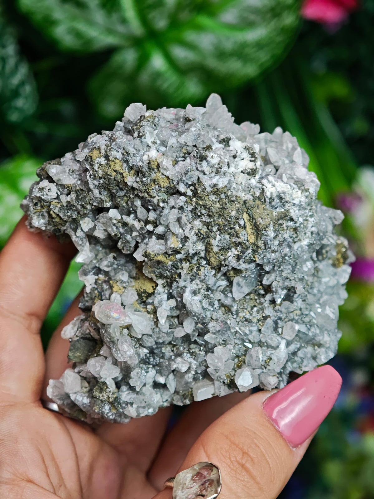 Daye Liutie Feather Calcite Specimen