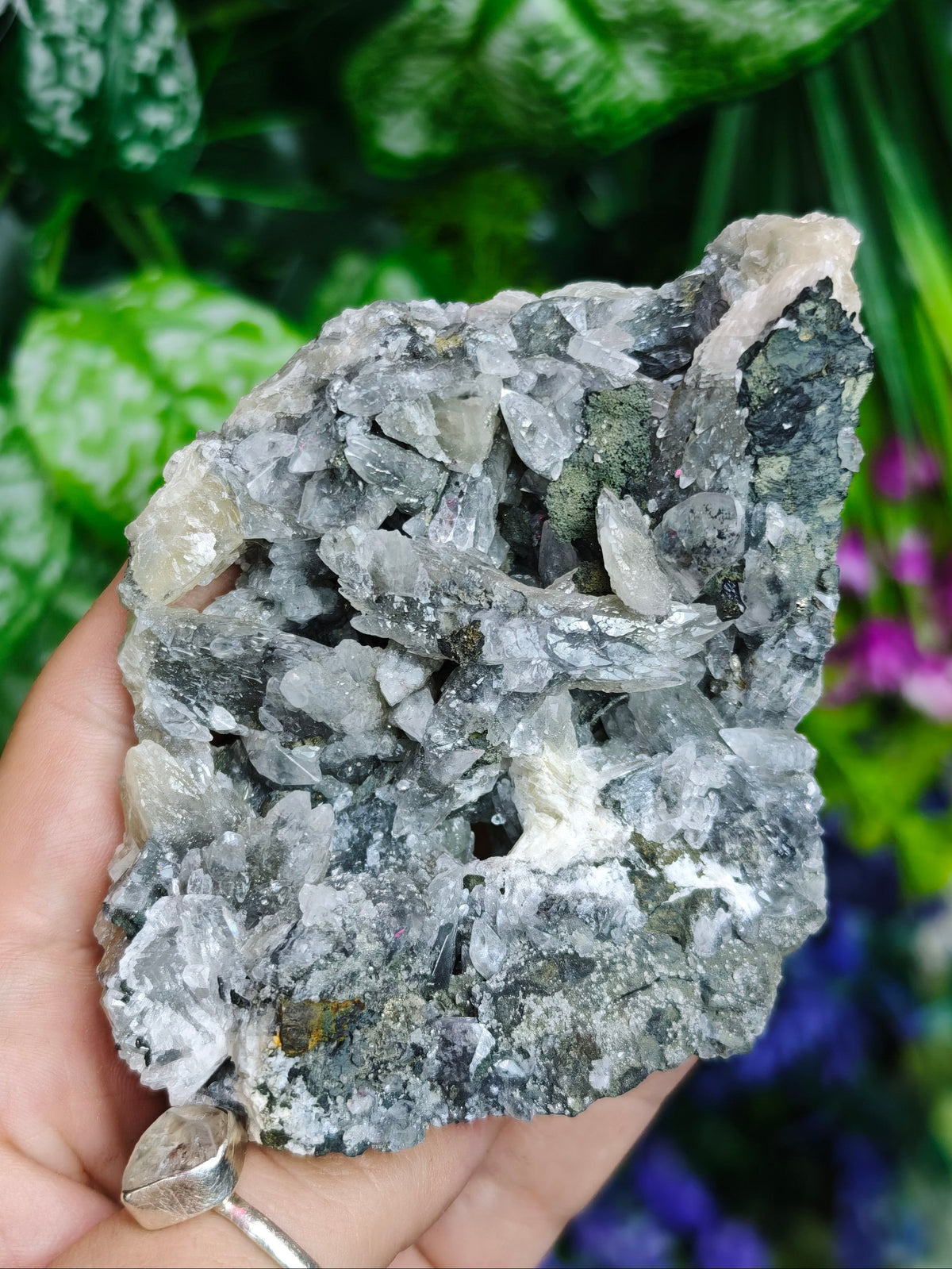 Daye Liutie Feather Calcite Specimen