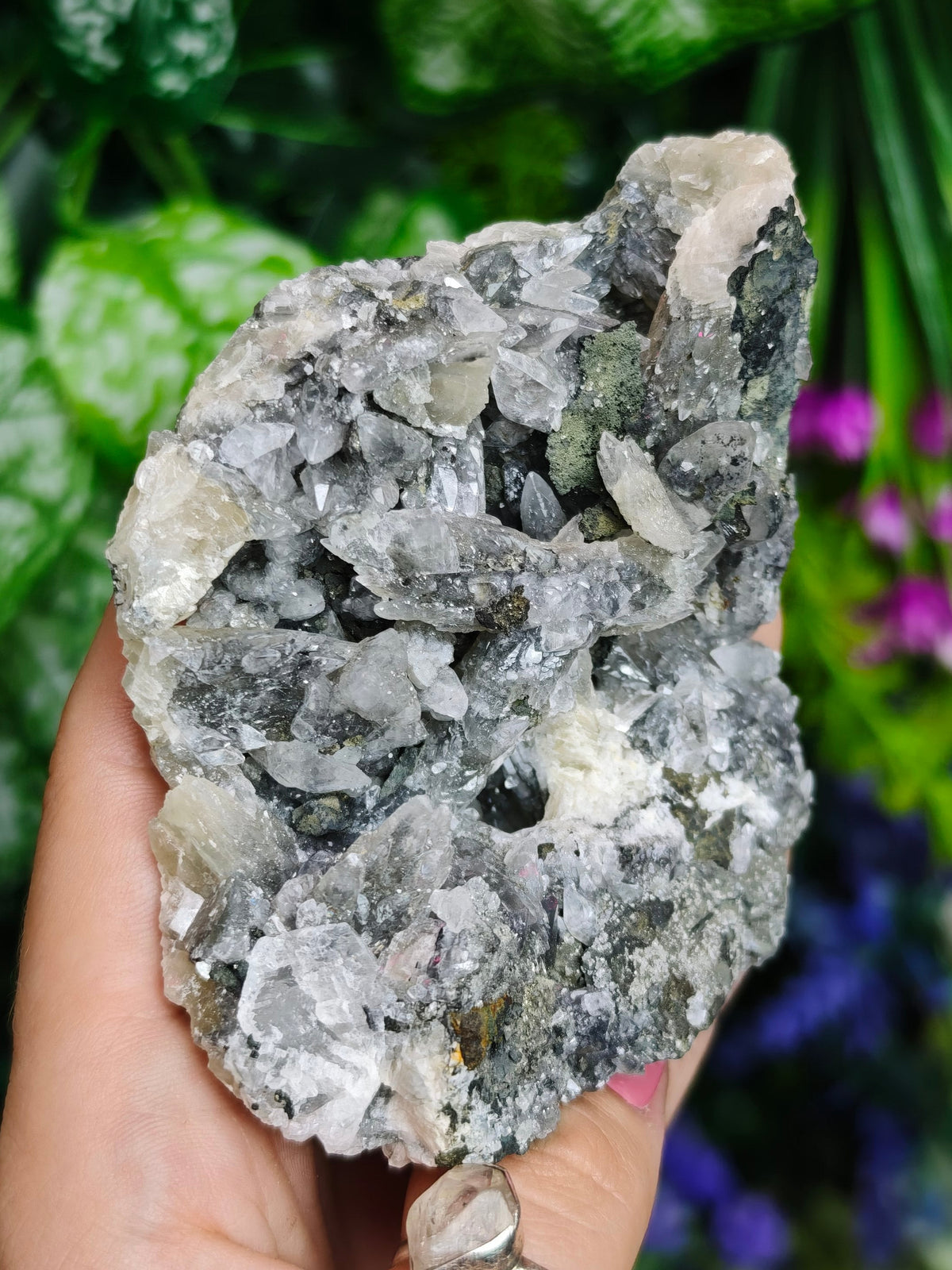 Daye Liutie Feather Calcite Specimen