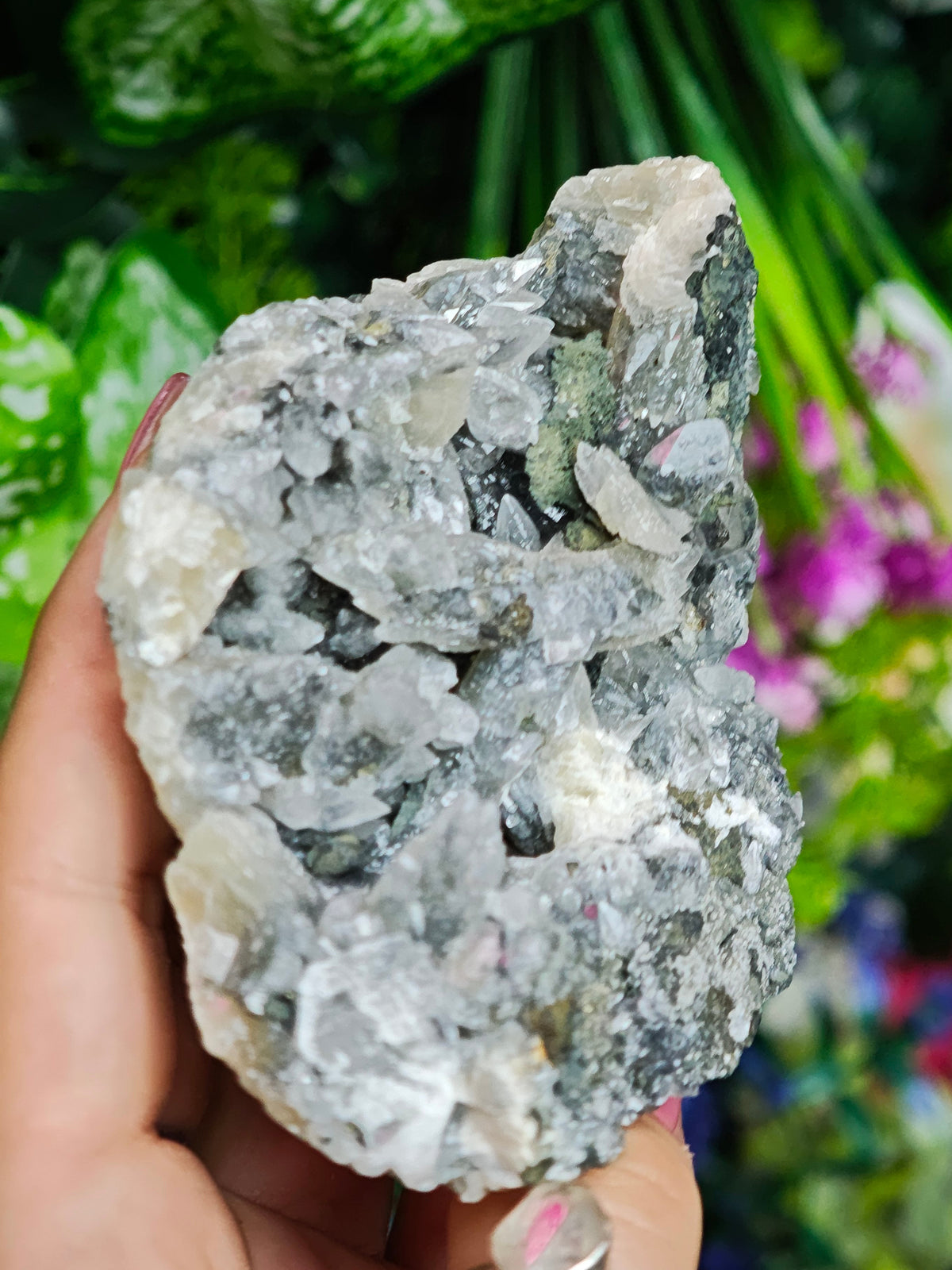Daye Liutie Feather Calcite Specimen