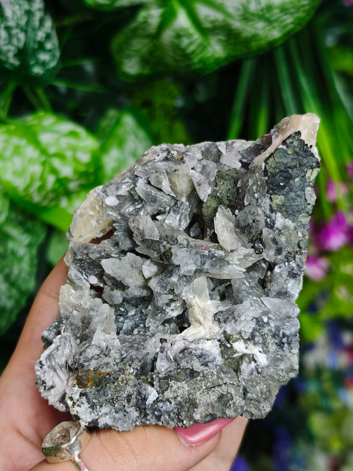 Daye Liutie Feather Calcite Specimen