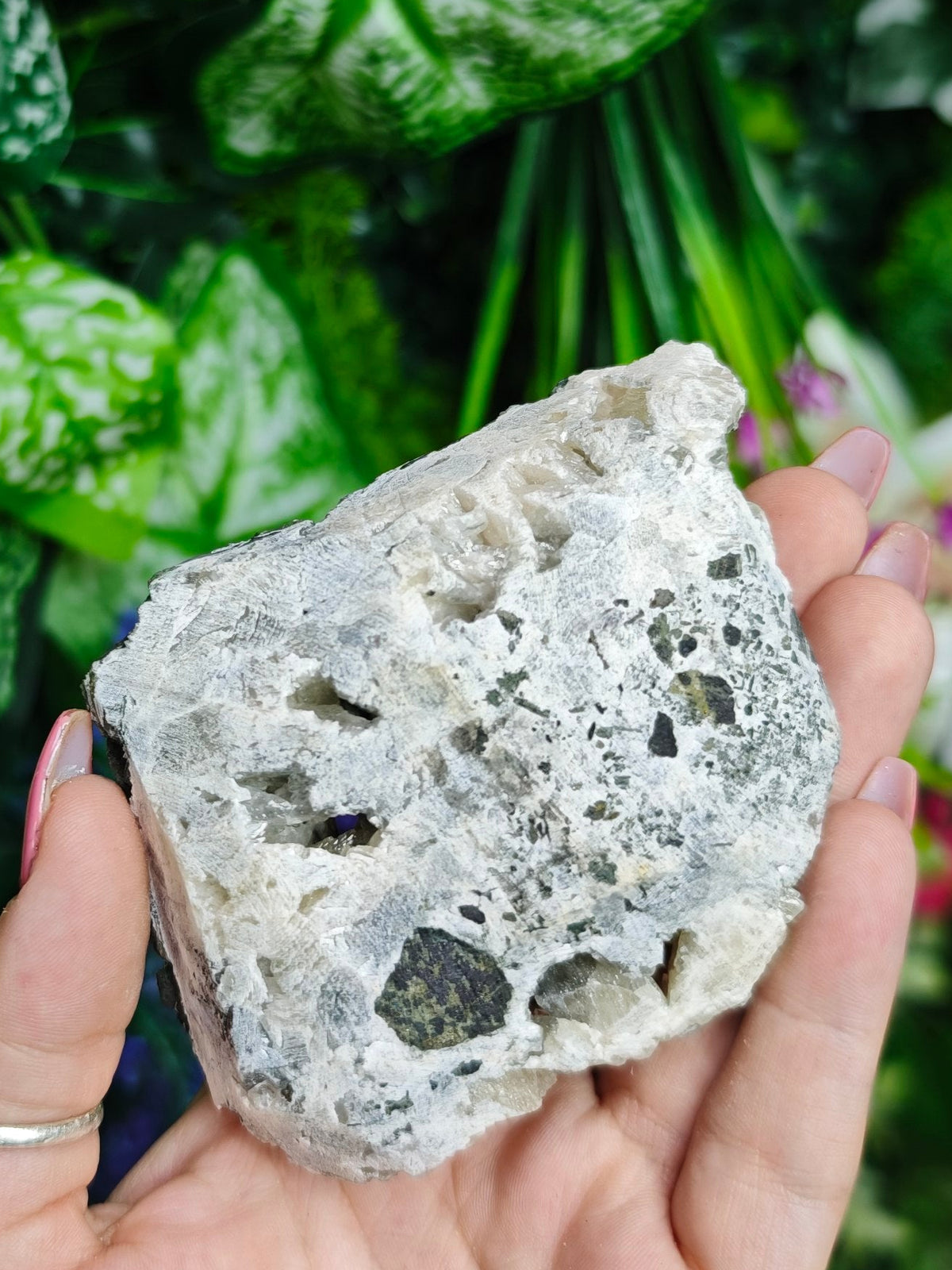 Daye Liutie Feather Calcite Specimen