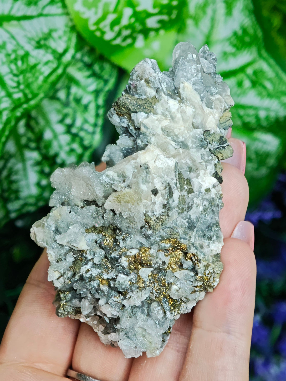 Daye Liutie Feather Calcite Specimen