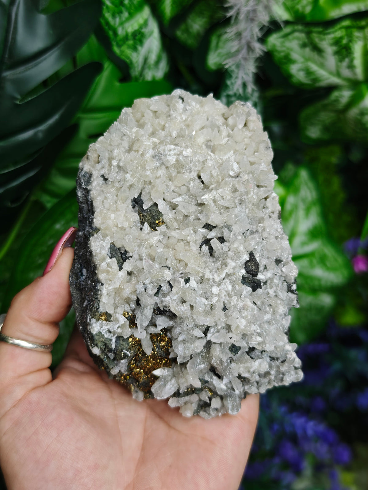 Daye Liutie Feather Calcite Specimen