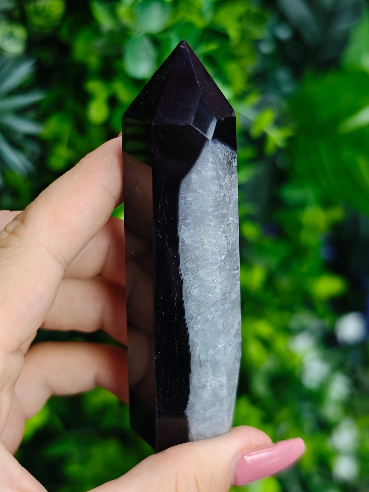 Black Banded Agate Towers