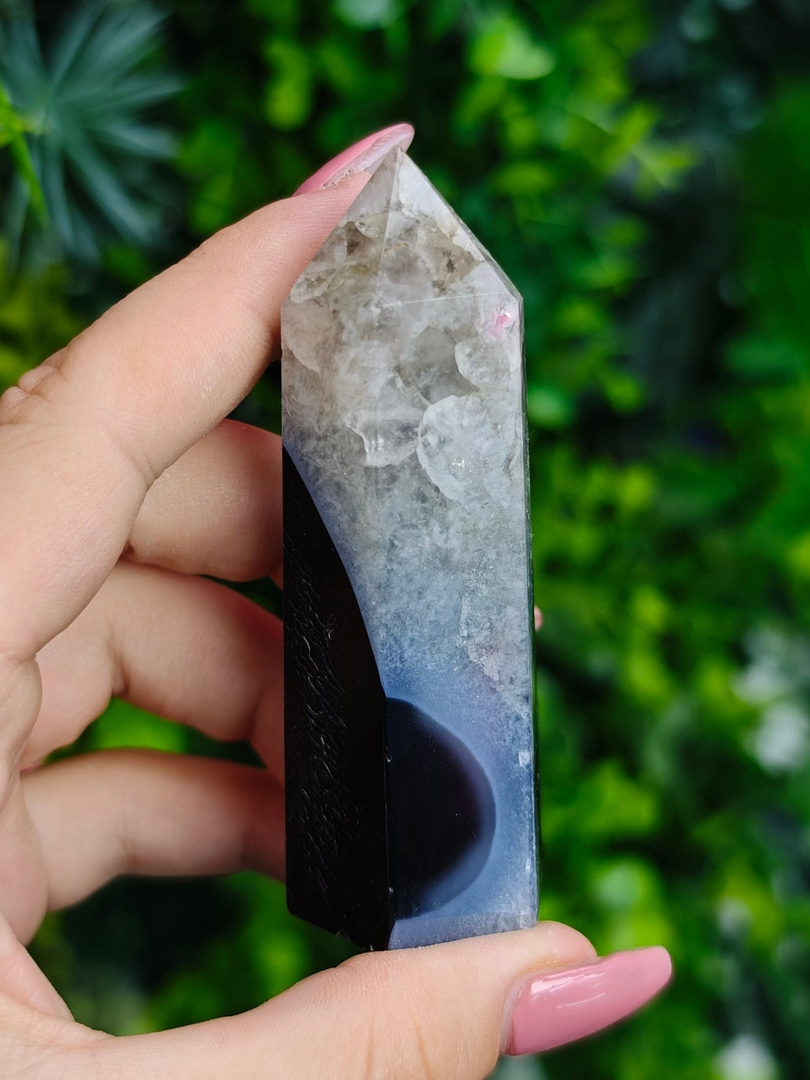 Black Banded Agate Towers
