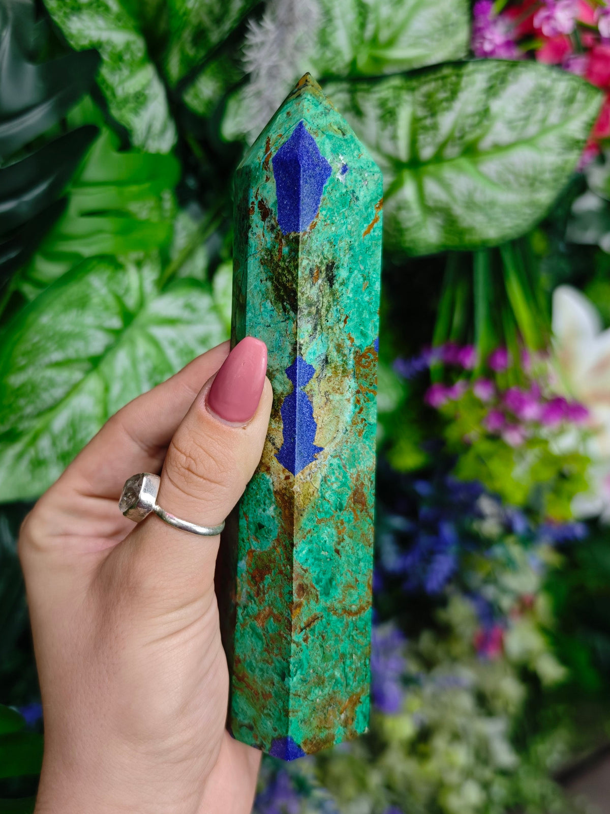 Malachite and Azurite Tower