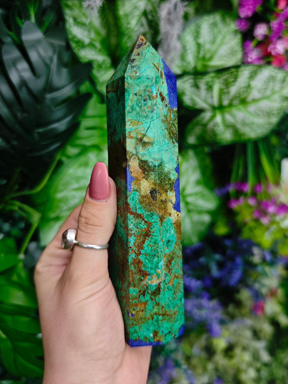 Malachite and Azurite Tower