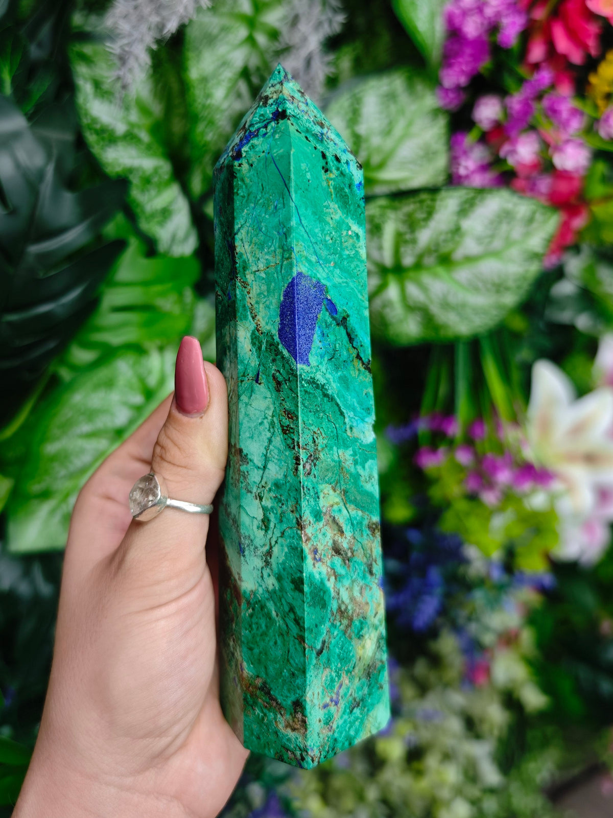 Malachite and Azurite Tower