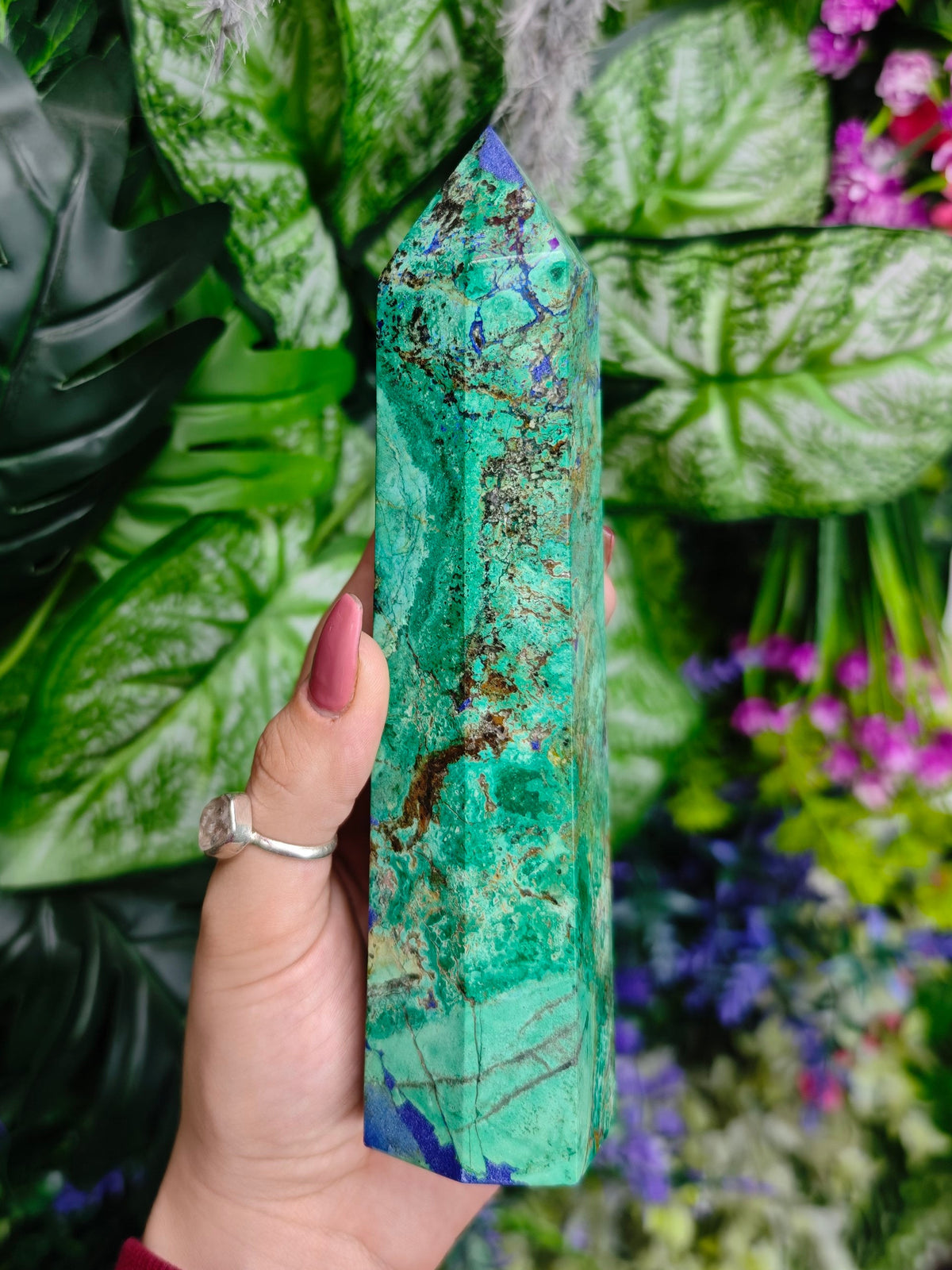 Malachite and Azurite Tower